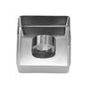Heart-Shaped Stainless Steel Mousse Ring & Push Plate for Cake, Taro, Rice, Sushi.