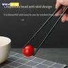 5/10 Pairs Chinese Food Chopsticks Reusable Black Alloy Non Slip Washable Safe Dishes Food Grade High Temperature Sterilizable