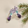 Exquisite and fashionable classic earrings, sparkling butterfly earrings, suitable for giving to wedding girlfriends