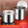 SIFAR Stainless Steel Large Soup Pot