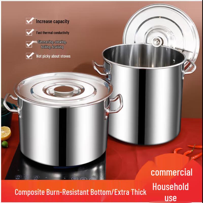 SIFAR Stainless Steel Large Soup Pot