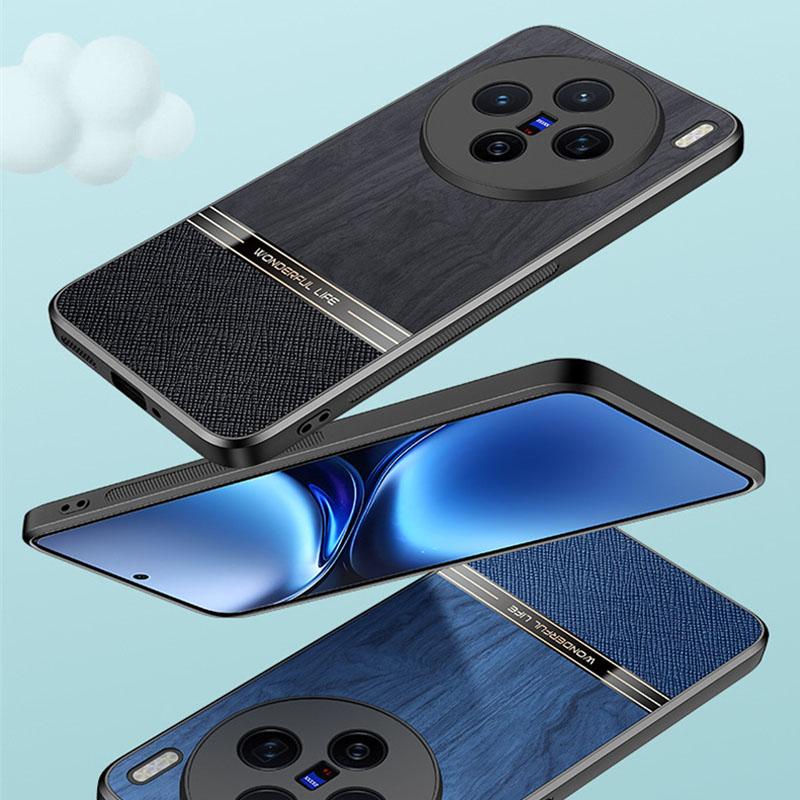 Bionisk Trädstruktur Telefonfodral För vivo X200 Pro X100 Ultra Mjukt Silikon Linsskydd För Vivo X200 Pro mini X100 X80 X70 X90 Pro Plus