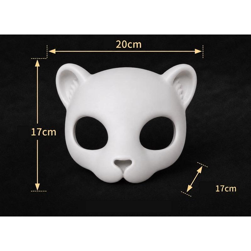 3D Printed Cosplay Realistic Kigurumi Base Beast Skull Mask Animal Plastic Fursuit Head Base DIY Accessories Half Face Mask