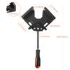 BACOENG Corner Clamps Aluminum Alloy Corner Clamps for DIY with Adjustable Aluminum Alloy Swing Jaws and Carbon Steel Bolts and Nuts (2-Pack) - (90°