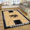 Tappeto Personalizzato 3D Campo da Basket Americano Squadra per Decorazione Soggiorno Camera da Letto, Decorazione Antiscivolo per Divano Zerbino Regalo