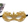 Party Hollow Costume Lace Mask With Water Diamond Decoration For Halloween