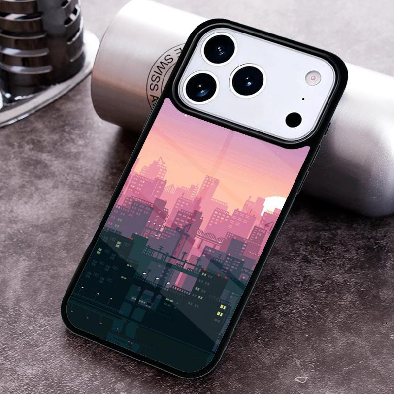 

Cartoon City Lable Phone Case For iPhone 17 16 15 14 13 12 11 Pro Max Plus 17Air Soft Silicone Cover iPhone 13