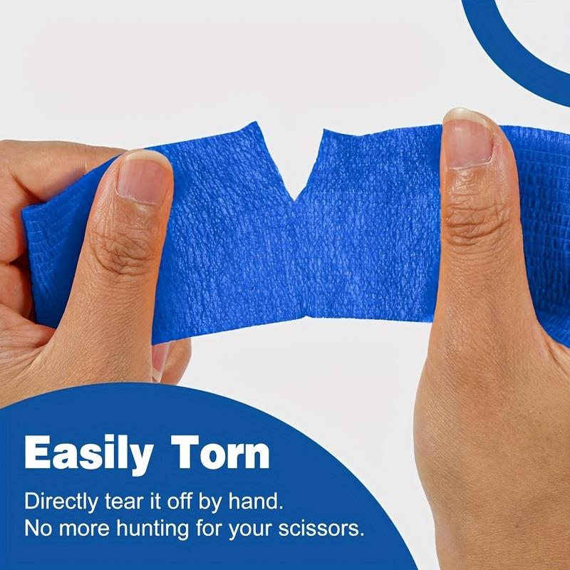 1pc Self Adhesive Elastic Bandage Non-slip Waterproof Fingers Bandage Tattoo Cover Breathable Outdoor Sport Protective Tape