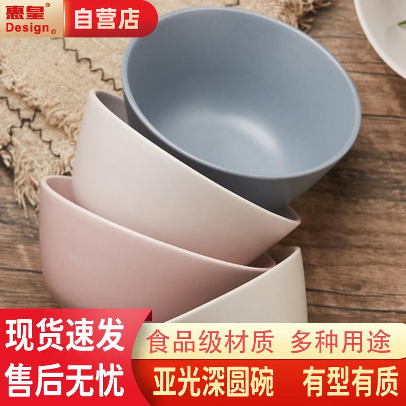 Matte Melamine Deep Round Serving Plate
