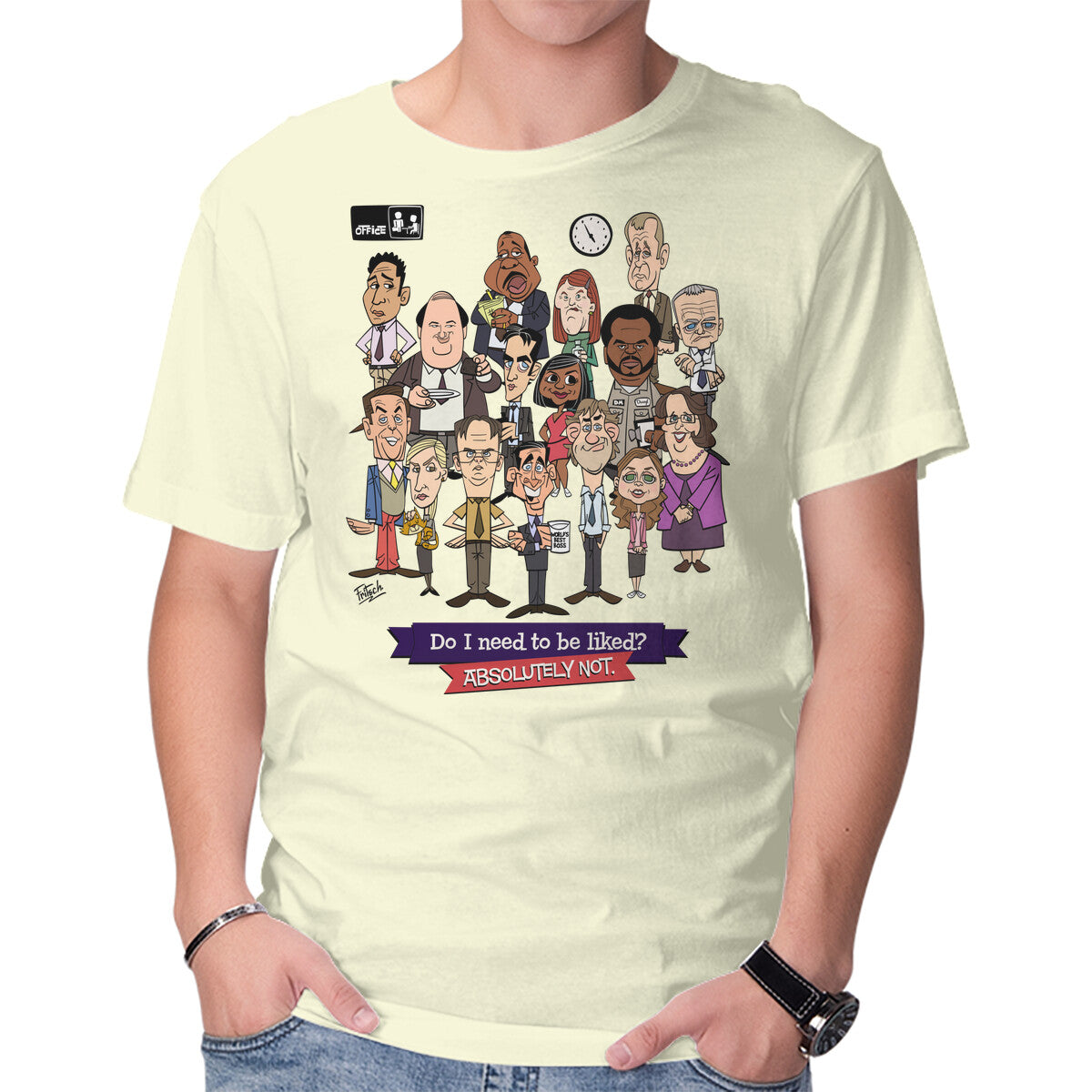 Unisex Crew Neck T-Shirt Do I Need To Be Liked Graphic Short Sleeve Casual Tee XL