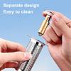 Universal Bathroom Sink Stopper Rust-Proof Brass Core Drain Filter with Hair Strainer Bathroom Sink Drain Stopper Replacement