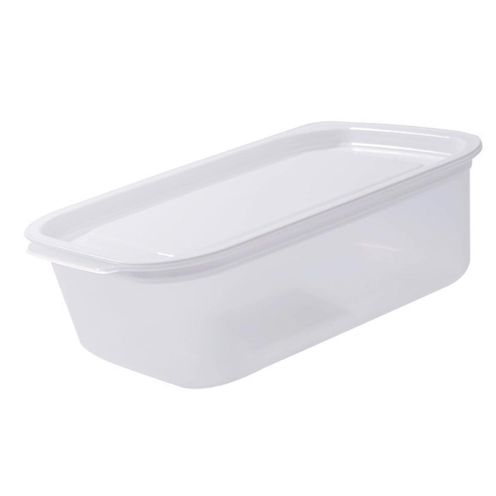 850ml Food Storage Container with Lid Rectangular PP Plastic Food Sealing Box for Refrigerator Microwave Oven