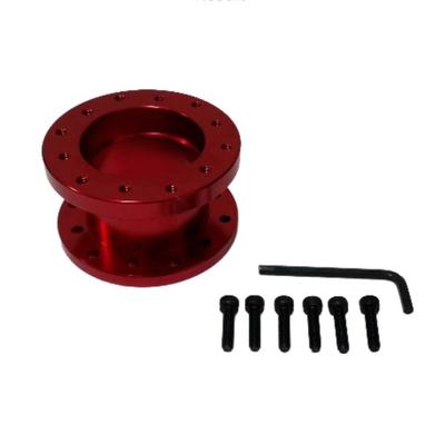 Boa Sorte Universal Steering Boss, 2.0 Inches (50 Mm), Boss Spacer, Choose from 4 Colors, Red (Red)