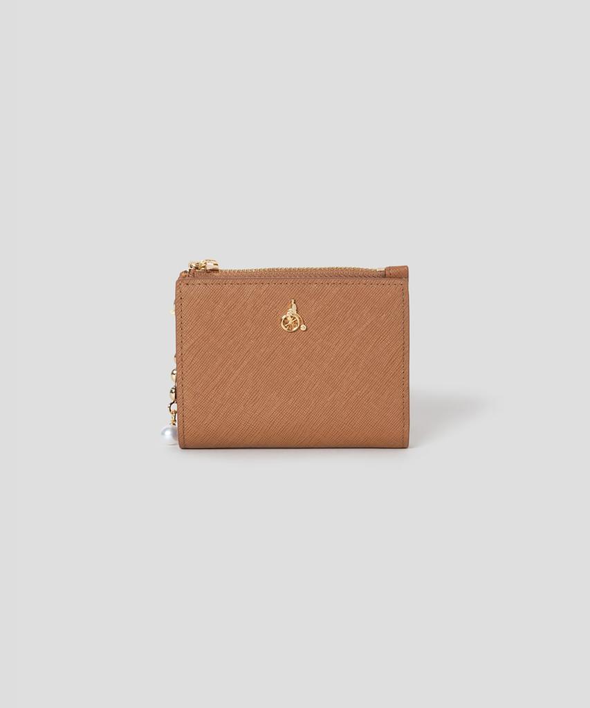 Beanpole Accessory Lucy Zipper Foldable Wallet - Brick