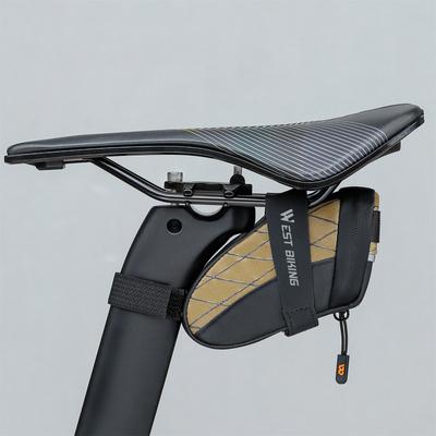 Sykkel Sadelrørveske Vanntett Sykkel Under Seteveske Sykkel Kjøring Oppbevaringsveske Hurtigfeste