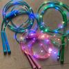 Luminous LED Jump Ropes Fun Fitness Coordination Glowing Skipping Rope Counting Enhance Flexibility Light Up Jump Ropes