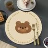 Cartoon Animal Coasters Creative Rubber Heat Insulation Mat Home Kitchen Waterproof Non-slip Plate Table Cup Jewelry Photography