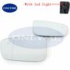 Car Wide Angle Heated Mirror Glass With Blind Spot Warning for BMW Series 3  G20 G21 / 5 G30 G31 / 6 G32 / 7 G11 G12 2015 -