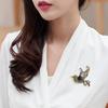 "Vitraliu Păsări Vintage Animal Modă Pasăre Broșă High-end"