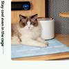 Summer Cooling Pet Ice Pad Cool Sleep Mat for Dogs Cats Breathable Chill Cushion Cat Mat Dog Cooling Bed Kennel for Hot Weather
