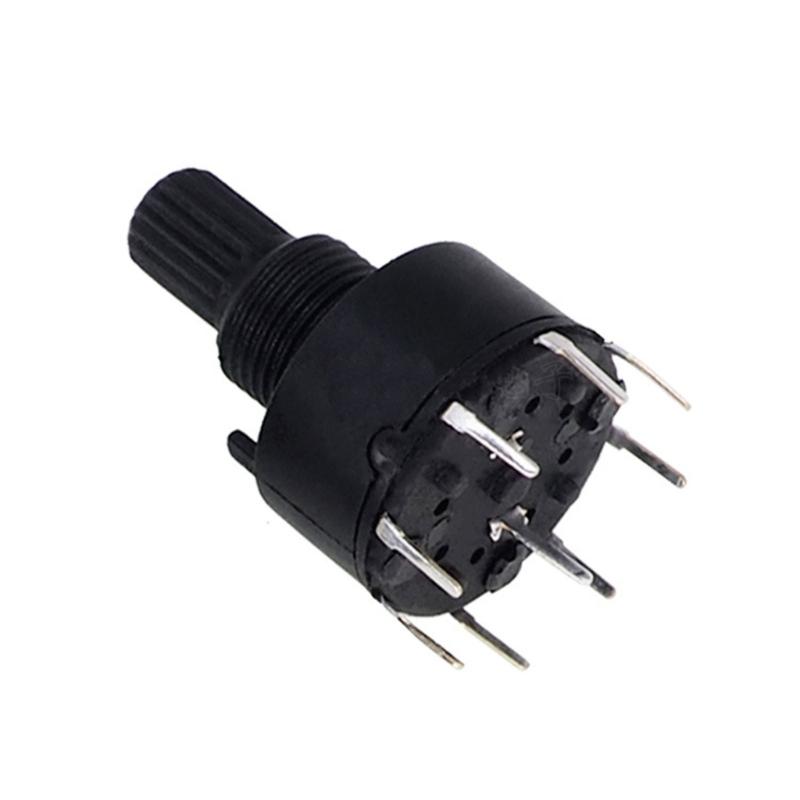SR16 16mm Rotary Band Switches 15MM Shafts Plastic Flower Axes Band Switches