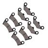 8Pcs Front & Rear Brake Pads Replacement for Polaris RZR 800 2008