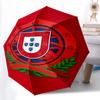 Portugal National Team Emblem Folding umbrella Suitable for all seasons Portable travel Umbrella Sun umbrella