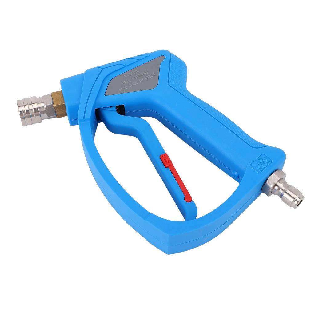 Short Pressure Washer   4080 PSI High Pressure Spray   With 1Celsius4 Inch Quick Connector M22-14mm Thread 2 Adapters 1 Nozzle
