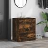 VidaXL Shoe Cabinet Smoked Oak 60x42x69 Cm Engineered Wood 839984