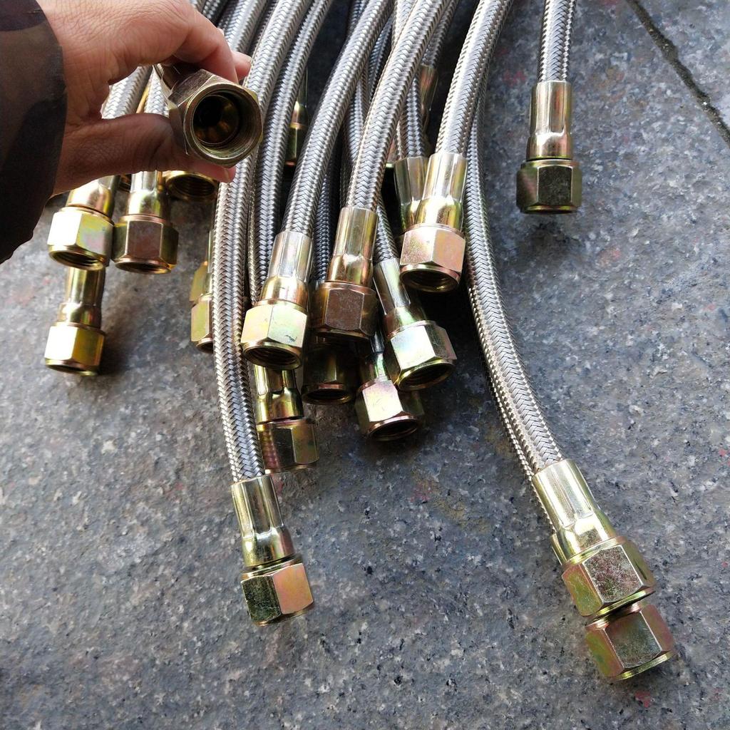 Stainless Steel Braided PTFE Flexible Hose - Acid and Alkali Resistant