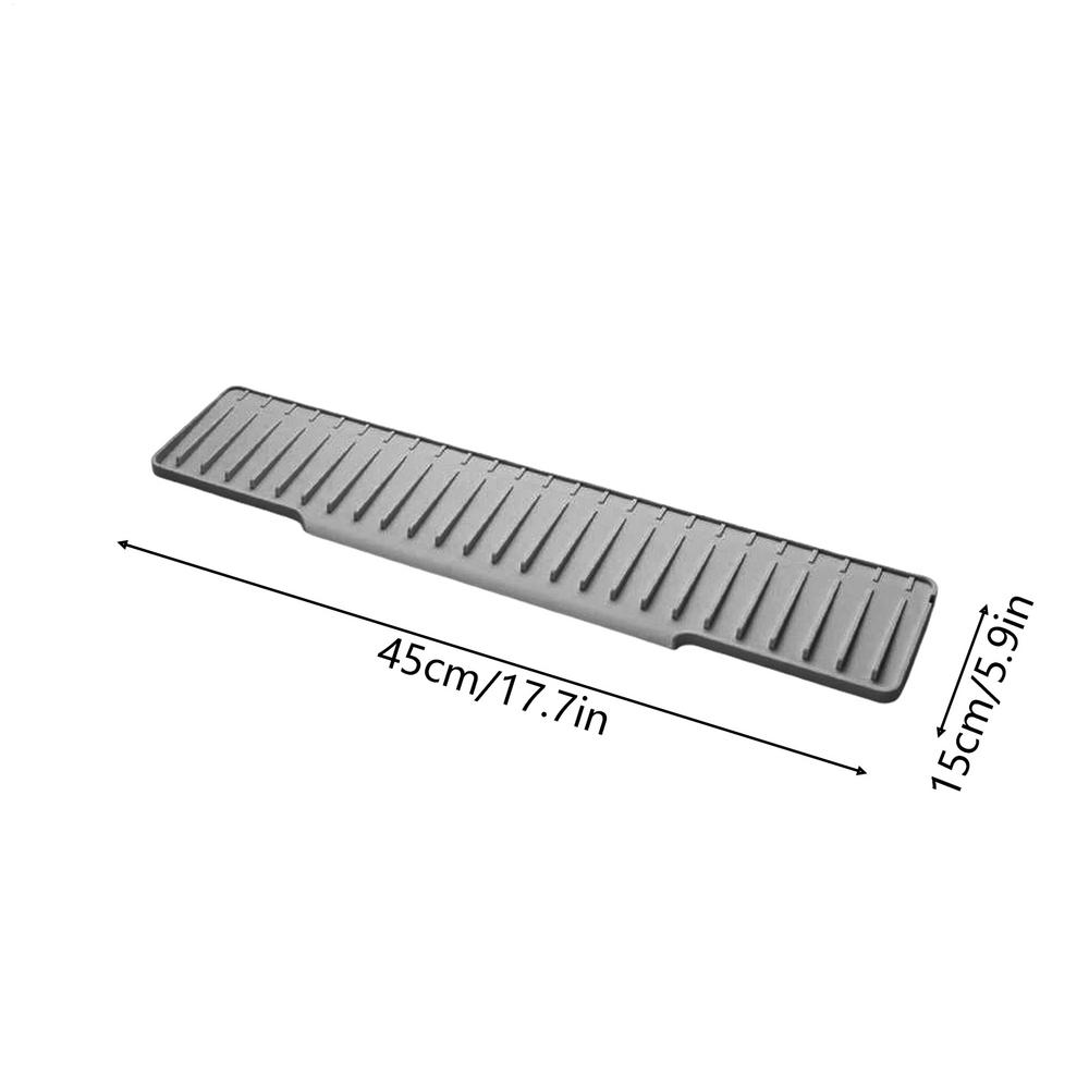 Kitchen Sink Faucet Mat Long Silicone Sink Faucet Mat Splash Guard for Absorbent Sink Countertop Protectors Mat Kitchen Gadgets