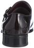 Sarabande Men's Single Monk Cow Leather Dress Shoes, Size 7763, Dark Brown, Size 42 (26cm)