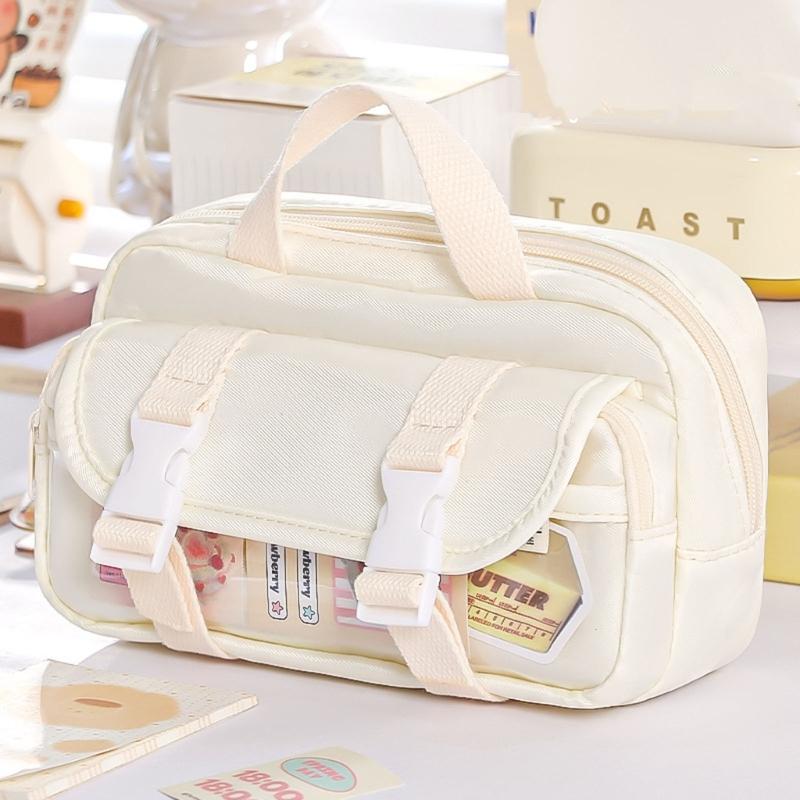 Stationeries Storage Bag Pen Holders Box Educational School Office Gifts Pencil Case Kids Students Desktop Organizers