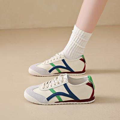 Fashion New Fashion Women's Summer Footwear Breathable Flat Shoes Women Lace-up Casual Sneakers Women Jogging Shoes Zapatillas De Mujer