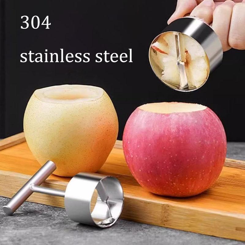 Household Fruit Core Extractor Stainless Steel Apple Pear Core Extractor Core Extractor Sydney Pear Hole Excavator Artifact