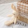 Cute Rabbit Plush Doll Cartoon Bunny Stuffed Animal Toys Soft Plush Toys Creative Corn Plaid Rabbit Doll Baby Girl Birthday Gift