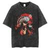 Satoru Gojo Graphic Print T-shirt Anime Jujutsu Kaisen Tee Men Women Short Sleeve Crewneck Tshirts Harajuku Male Cotton T Shirt
