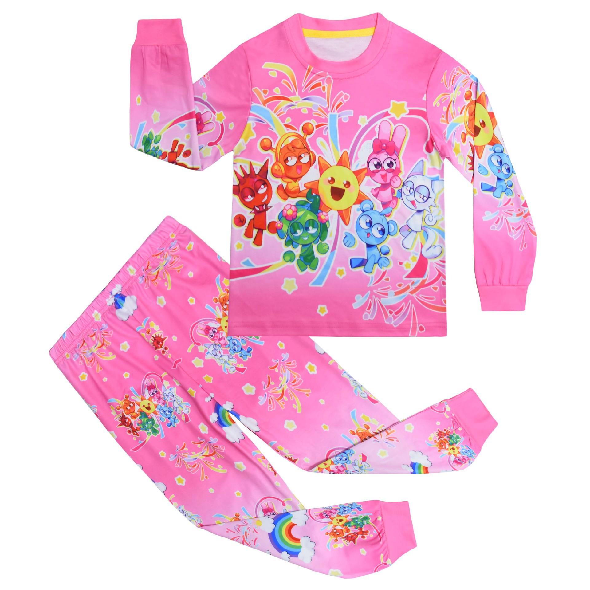 

Long Sleeve Set, Rhythm Box Sprunki Middle And Older Children S Loungewear Long Sleeve + Pants Set 81038 110