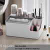 Luxury Multi-use Tissue Box with Pen Holder, Remote Caddy, and Cosmetic Organizer for Office or Coffee Table