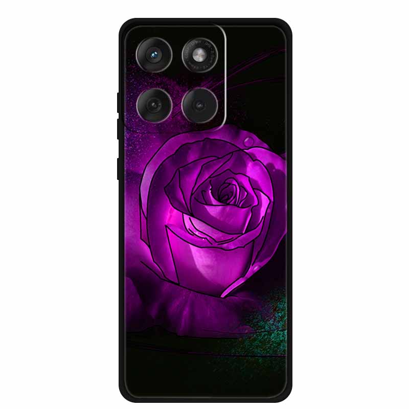 3D Emboss Flower Case For Moto Edge 60 60s Stylus Pro 5G Soft Silicone Bumper Phone Cover For Motorola Edge 60 Fusion 60 s Funda