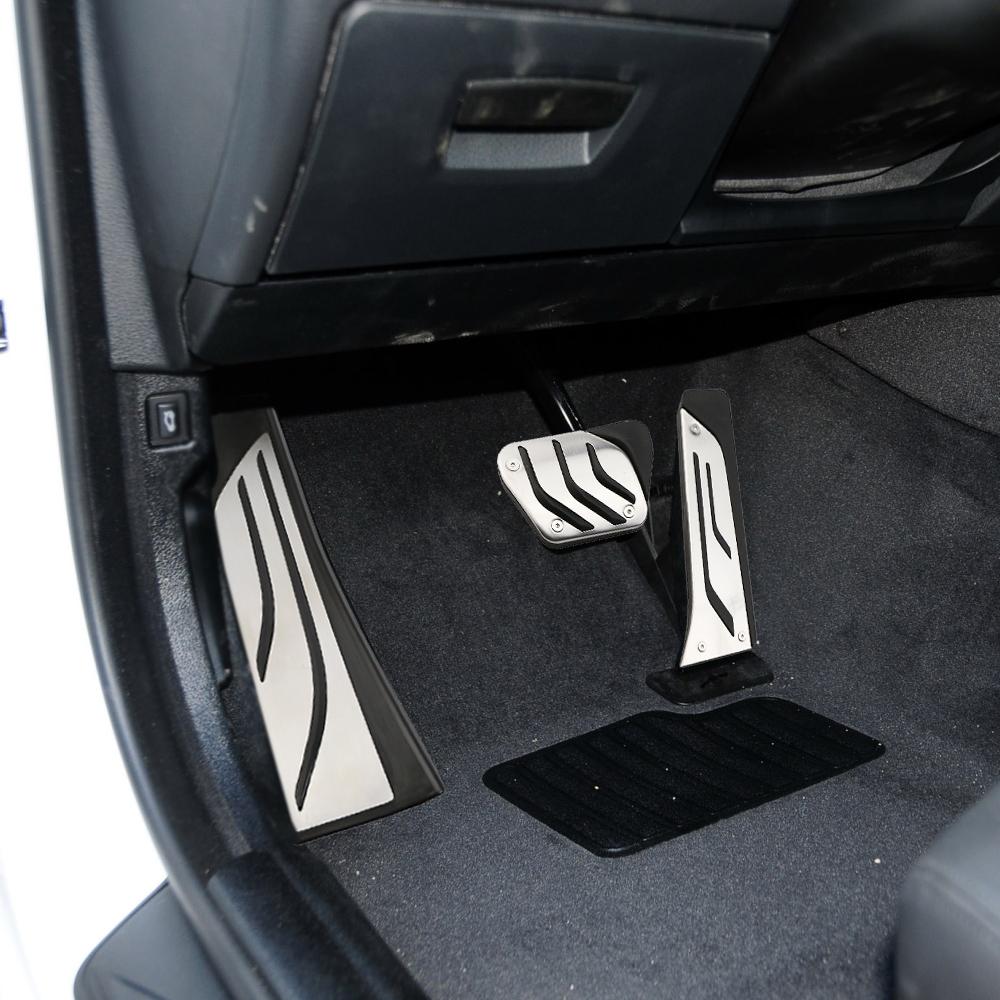 Car Pedal Cover for BMW 5 Series F10 F11 523i 528i 530i 535i 550i 2011 - 2017 LHD Gas Brake Clutch Rest Pedals Pad Accessories