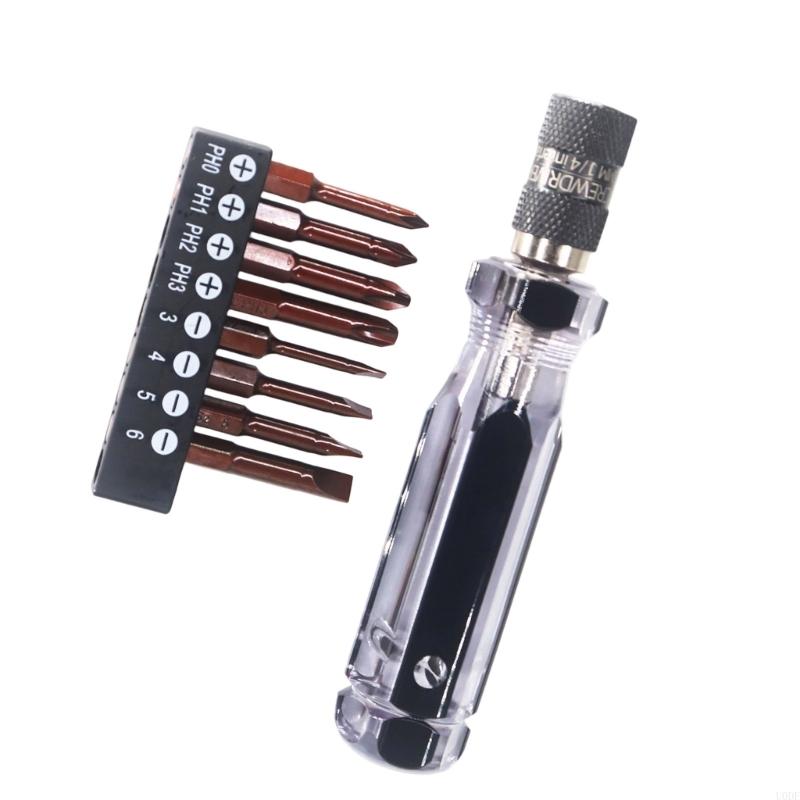 Hexagonal Shank Quick Releases Screwdriver Handle Bit Double Head Selves Locking Handle For Power Drill Tool