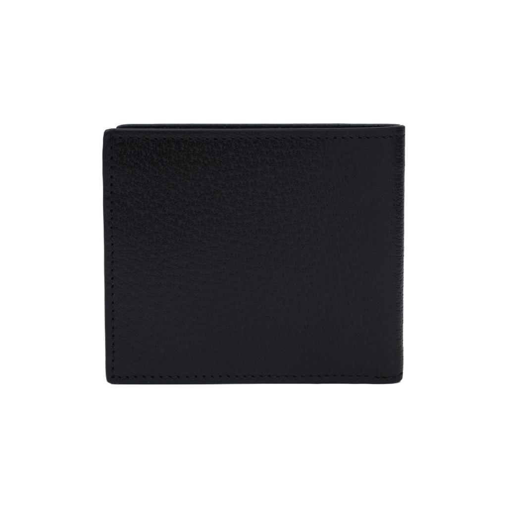 Gucci Black Leather GG Marmont Large Bi-Fold Wallet 428726-DJ20T-1000