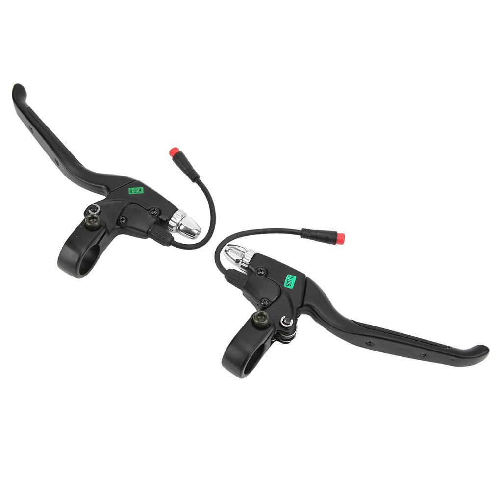 1Pair Electric Scooter Brake Lever Left Right Brake Handle with 2pin Waterproof Connector for 2 Wheel Electric Scooter