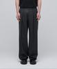 Musinsa Standard Wool Blend Reverse Tuck Wide Slacks [Gray]