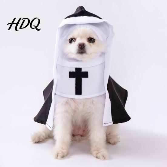 Quick Pet Costume Change Cat Nun Costume Cute Outfit Cosplay Clothes
