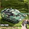 New/11 Channel Tracked Remote Control Tank Toy Large Charging Sound and Light 99A Simulation Armored Vehicle Model Electric Toy Boy Gift