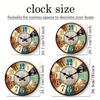 High-Quality Vintage High-Quality Mediterranean High-Quality Wooden High-Quality Wall High-Quality Clock High-Quality Living Interior Space