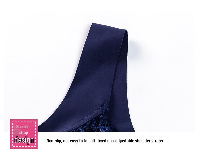 Δαντελένιο Ασύρματο Push-Up Σουτιέν Μεγάλου Μεγέθους - Σέξι Στυλ Γιλέκου για Γυναίκες