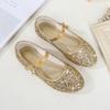 Girls' Sequined Princess Shoes - Spring/Autumn, Ballet Flat for Dance, Catwalk, or Evening Dress.